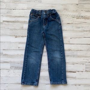 Boys 5 SLIM Wrangler adjustable waist jeans EUC